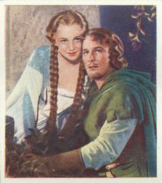 1939 Godfrey Phillips Famous Love Scenes #3 Errol Flynn / Olivia de Havilland Front