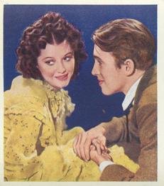 1939 Godfrey Phillips Famous Love Scenes #23 James Stewart / Ann Rutherford Front