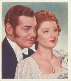 1939 Godfrey Phillips Famous Love Scenes #24 Clark Gable / Myrna Loy Front