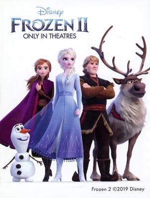 2019 Kellogg's Frozen II #NNO Anna, Elsa, Olaf, Kristoff, Sven Front