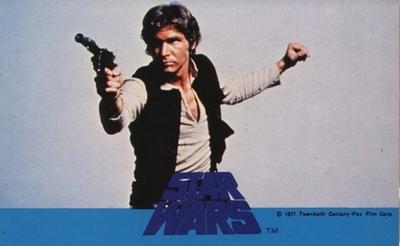 1977 Star Wars Tokyo Queen #NNO HARRISON FORD AS HAN SOLO BLUE Front