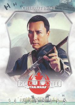 2016 Topps Star Wars Rogue One Series 1 - 9 Card Numbered #5 Chirrut Imwe Front