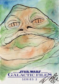 2013 Topps Star Wars: Galactic Files Series 2 - Sketch Cards #NNO Elfie Lebouleux Front