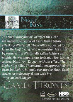 2020 Rittenhouse Game of Thrones Season 8 #21 Night King Back