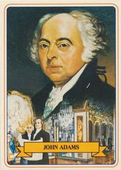 1984 Campbell Taggart Know the Presidents #2 John Adams Front