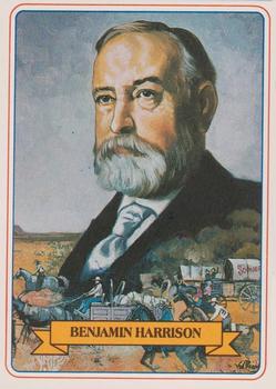 1984 Campbell Taggart Know the Presidents #23 Benjamin Harrison Front