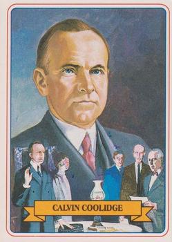 1984 Campbell Taggart Know the Presidents #29 Calvin Coolidge Front