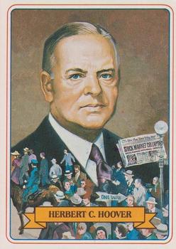1984 Campbell Taggart Know the Presidents #30 Herbert Hoover Front