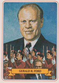 1984 Campbell Taggart Know the Presidents #37 Gerald R. Ford Front