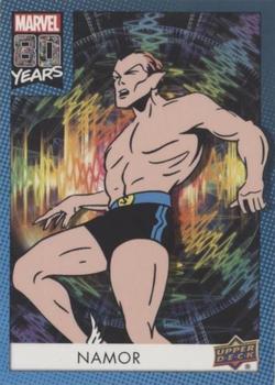 2019 Upper Deck Marvel 80th Anniversary - Color Spike #1 Namor Front