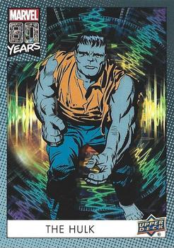 2019 Upper Deck Marvel 80th Anniversary - Color Spike #14 The Hulk Front