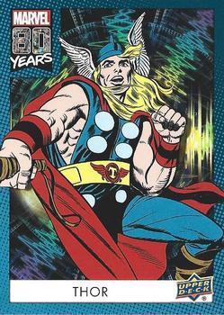 2019 Upper Deck Marvel 80th Anniversary - Color Spike #17 Thor Front