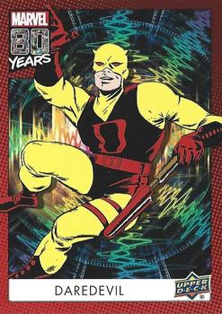 2019 Upper Deck Marvel 80th Anniversary - Color Spike #35 Daredevil Front