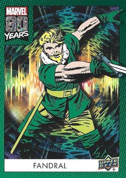 2019 Upper Deck Marvel 80th Anniversary - Color Spike #41 Fandral Front