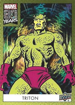 2019 Upper Deck Marvel 80th Anniversary - Color Spike #48 Triton Front