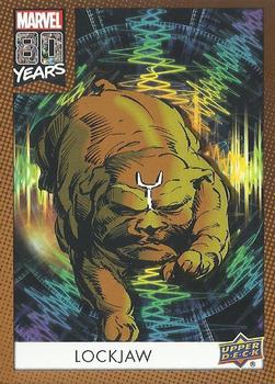 2019 Upper Deck Marvel 80th Anniversary - Color Spike #49 Lockjaw Front