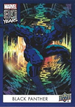 2019 Upper Deck Marvel 80th Anniversary - Color Spike #52 Black Panther Front