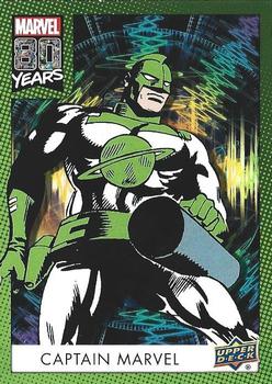 2019 Upper Deck Marvel 80th Anniversary - Color Spike #56 Captain Marvel Front