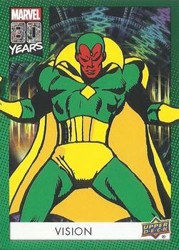 2019 Upper Deck Marvel 80th Anniversary - Color Spike #58 Vision Front