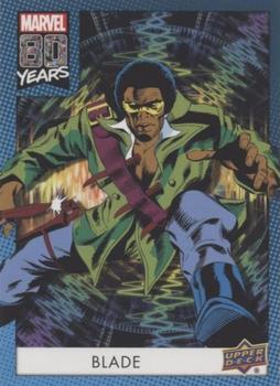2019 Upper Deck Marvel 80th Anniversary - Color Spike #82 Blade Front