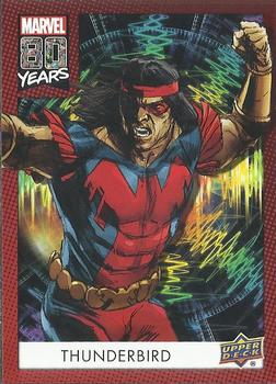 2019 Upper Deck Marvel 80th Anniversary - Color Spike #96 Thunderbird Front