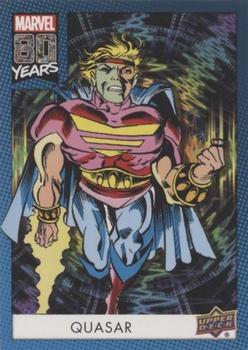 2019 Upper Deck Marvel 80th Anniversary - Color Spike #110 Quasar Front