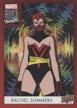 2019 Upper Deck Marvel 80th Anniversary - Color Spike #124 Rachel Summers Front