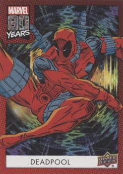 2019 Upper Deck Marvel 80th Anniversary - Color Spike #152 Deadpool Front