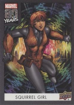 2019 Upper Deck Marvel 80th Anniversary - Color Spike #154 Squirrel Girl Front