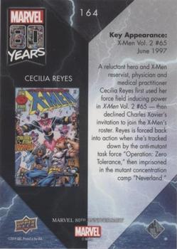 2019 Upper Deck Marvel 80th Anniversary - Color Spike #164 Cecilia Reyes Back
