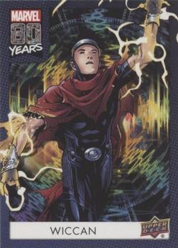 2019 Upper Deck Marvel 80th Anniversary - Color Spike #181 Wiccan Front