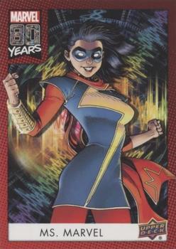2019 Upper Deck Marvel 80th Anniversary - Color Spike #194 Ms. Marvel Front