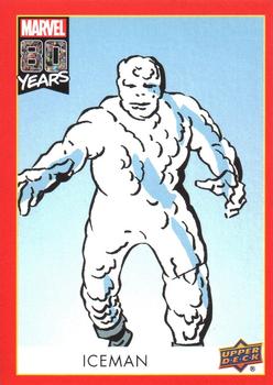 2019 Upper Deck Marvel 80th Anniversary - Retro #27 Iceman Front