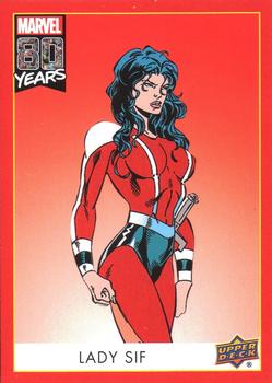 2019 Upper Deck Marvel 80th Anniversary - Retro #33 Lady Sif Front