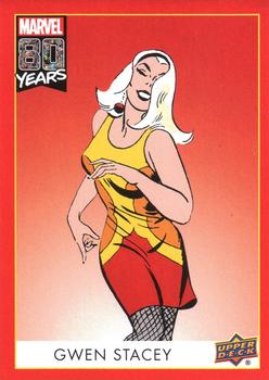 2019 Upper Deck Marvel 80th Anniversary - Retro #40 Gwen Stacy Front