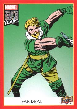2019 Upper Deck Marvel 80th Anniversary - Retro #41 Fandral Front