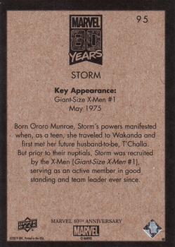 2019 Upper Deck Marvel 80th Anniversary - Retro #95 Storm Back