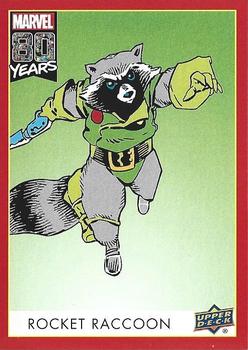 2019 Upper Deck Marvel 80th Anniversary - Retro #102 Rocket Raccoon Front