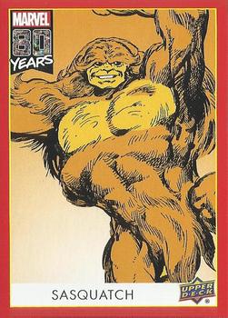 2019 Upper Deck Marvel 80th Anniversary - Retro #116 Sasquatch Front