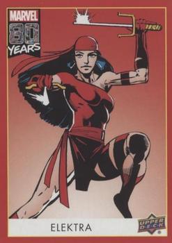 2019 Upper Deck Marvel 80th Anniversary - Retro #123 Elektra Front