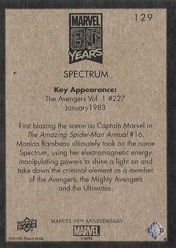 2019 Upper Deck Marvel 80th Anniversary - Retro #129 Spectrum Back