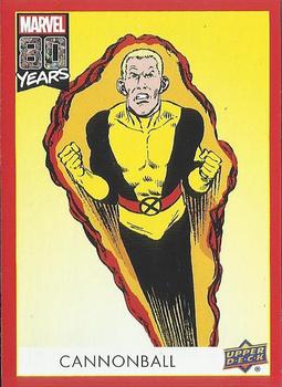 2019 Upper Deck Marvel 80th Anniversary - Retro #130 Cannonball Front