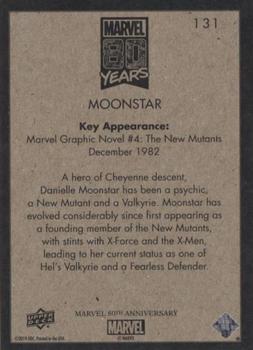 2019 Upper Deck Marvel 80th Anniversary - Retro #131 Moonstar Back