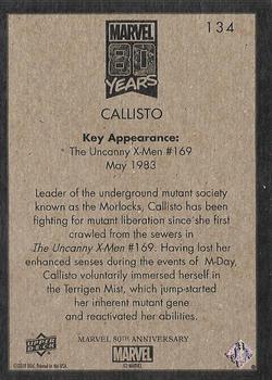 2019 Upper Deck Marvel 80th Anniversary - Retro #134 Callisto Back