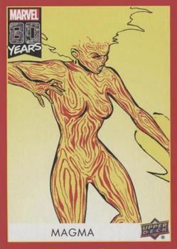 2019 Upper Deck Marvel 80th Anniversary - Retro #136 Magma Front