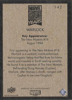 2019 Upper Deck Marvel 80th Anniversary - Retro #142 Warlock Back
