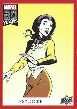 2019 Upper Deck Marvel 80th Anniversary - Retro #148 Psylocke Front