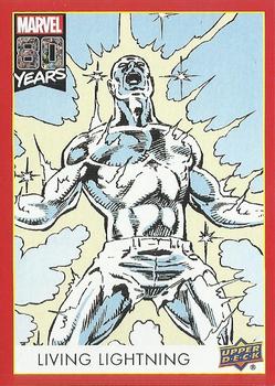 2019 Upper Deck Marvel 80th Anniversary - Retro #151 Living Lightning Front