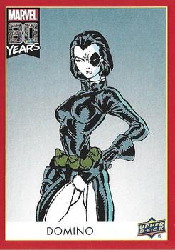 2019 Upper Deck Marvel 80th Anniversary - Retro #156 Domino Front