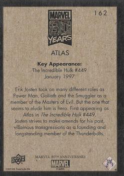 2019 Upper Deck Marvel 80th Anniversary - Retro #162 Atlas Back